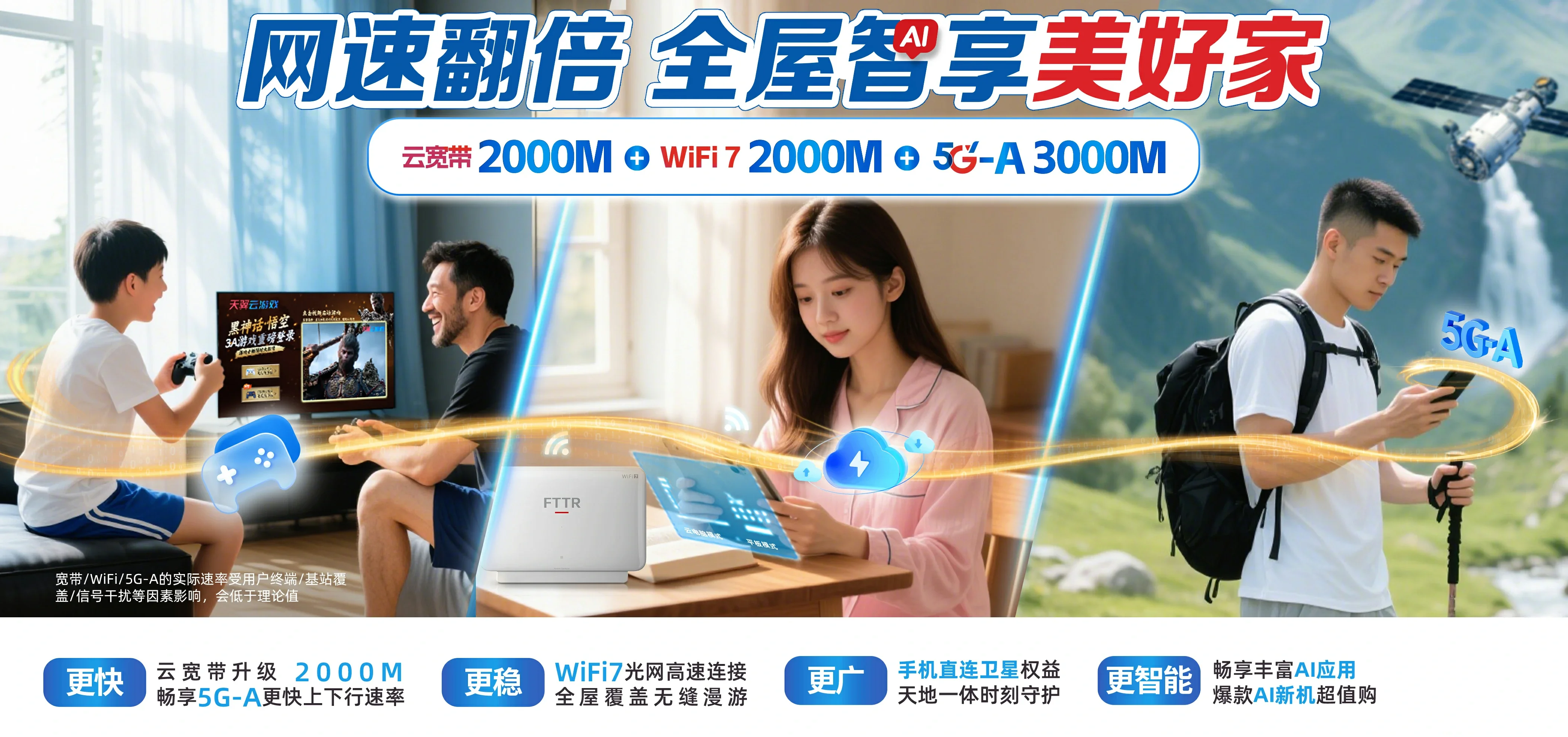中国电信 焦作城乡一体化示范区电信宽带 宽带套餐